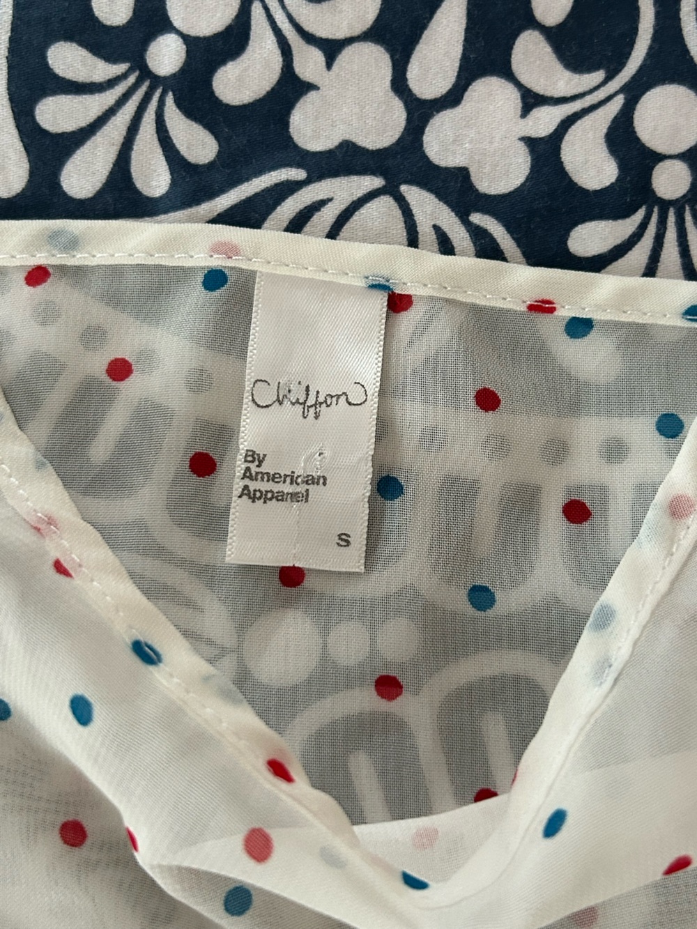 American Apparel White Polka Dot Spaghetti-Strap Camisole Tank Rare